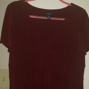 Maroon dress